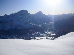 Corsi snowboard a Cortina