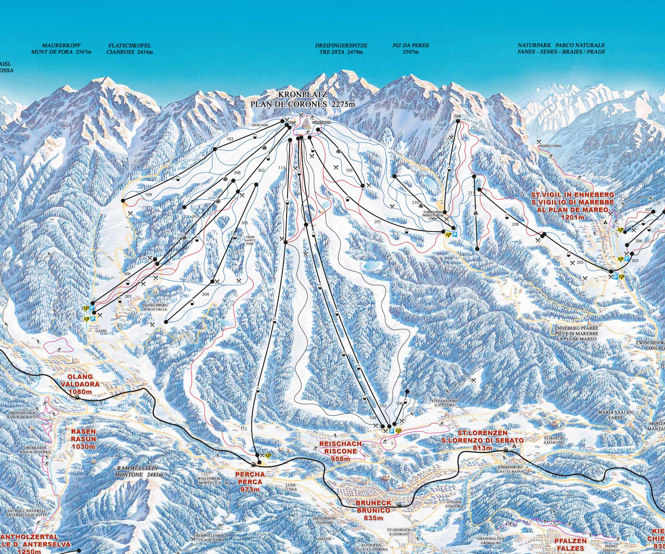 Boarderline_cortina_d_ampezzo_dolomiti_tours_plan_de_corones_skimap
