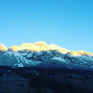 Prima neve a Cortina