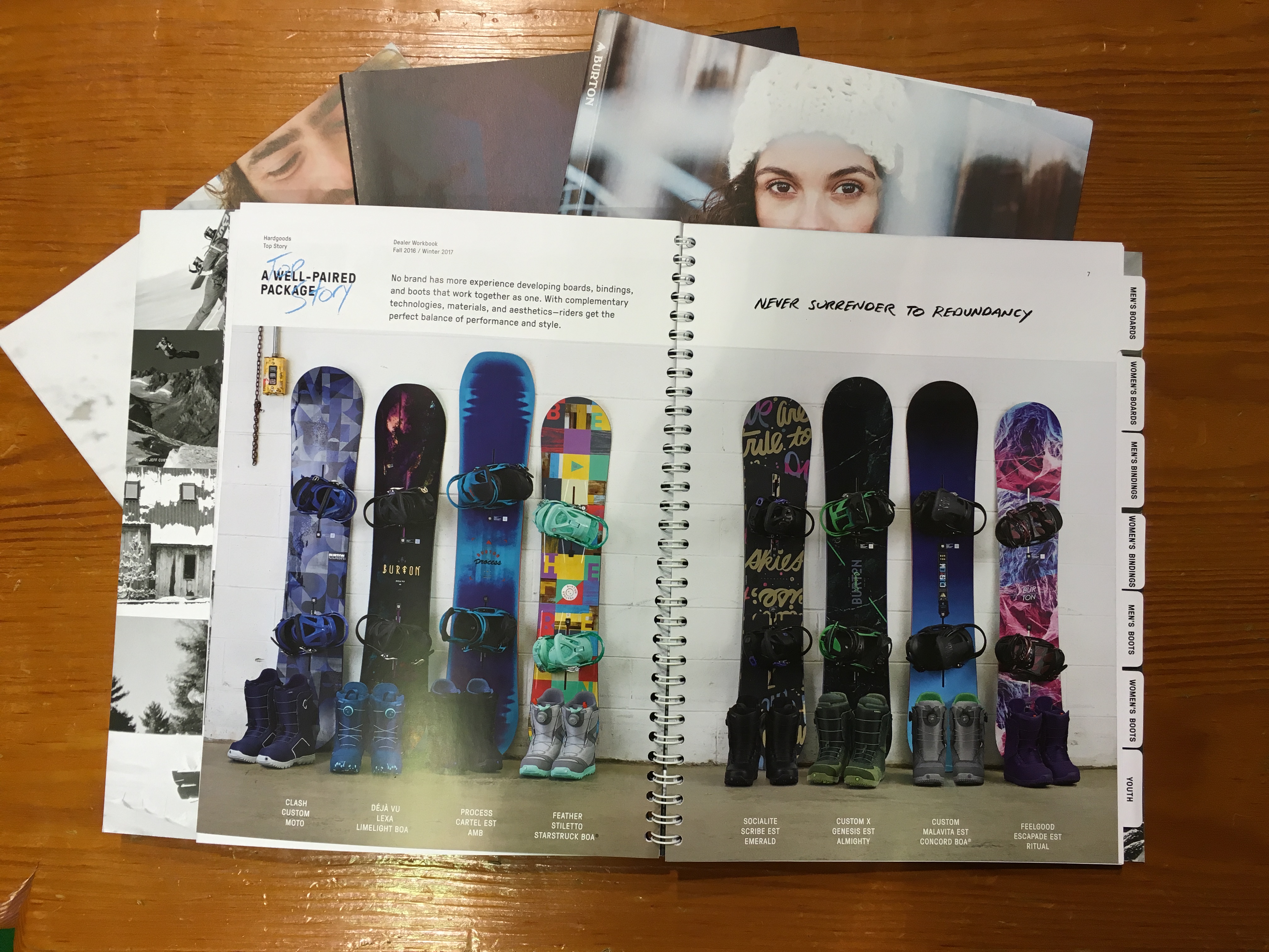 Snowboard Burton catalogo 2017