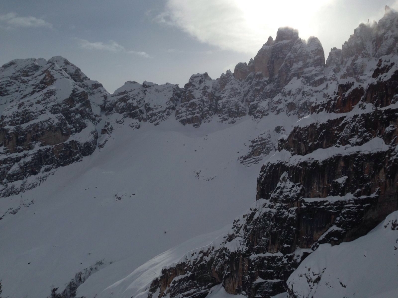 Neve fresca a Cortina d'Ampezzo