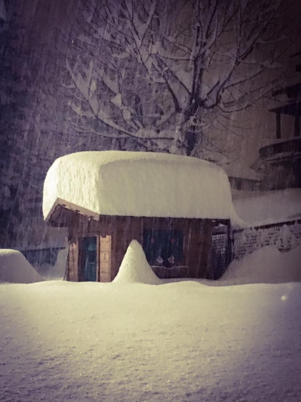 Cortina nevicata marzo