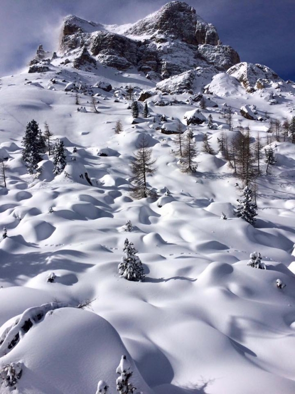 Cortina: neve a marzo