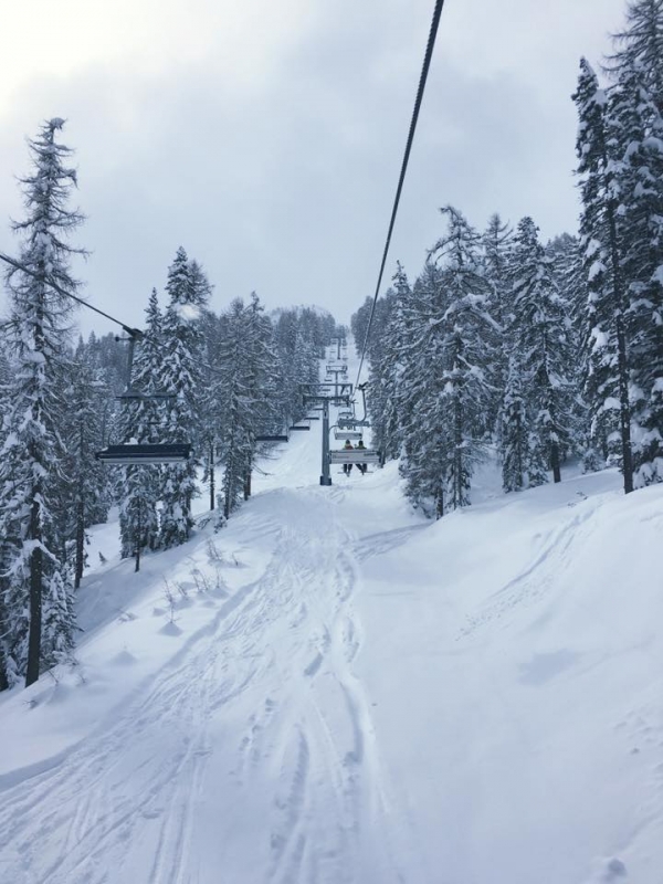 Cortina: neve a marzo