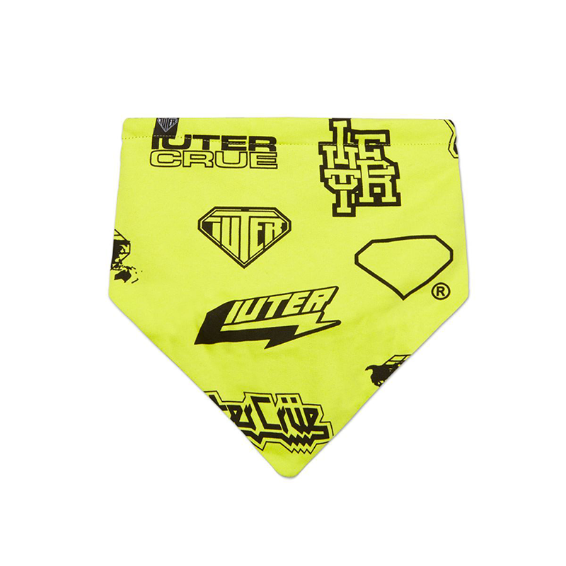 Iuter Scaldacollo Full Printed Horns Allover Neonyellow